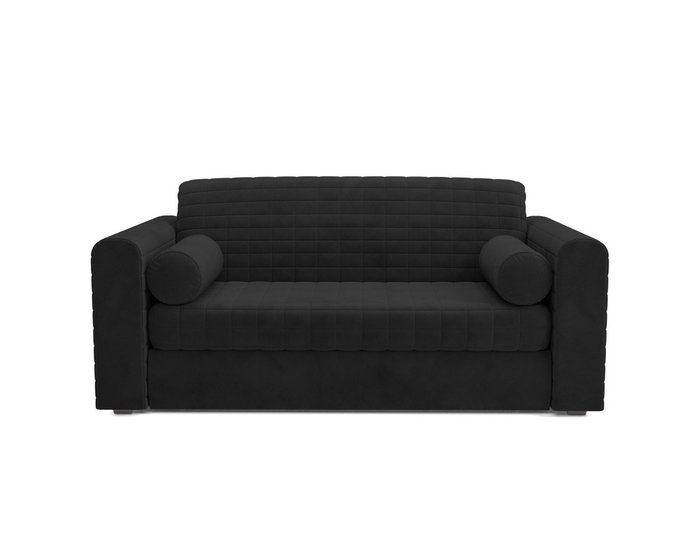 Диван-кровать Барон 5 черного цвета - купить Прямые диваны по цене 36290.0