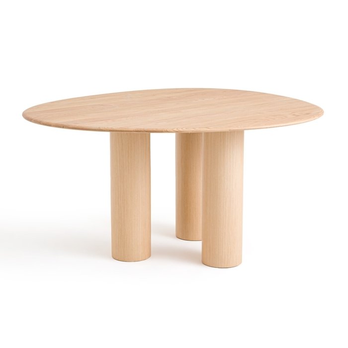 Стол обеденный из дуба Brasero бежевого цвета - лучшие Обеденные столы в INMYROOM