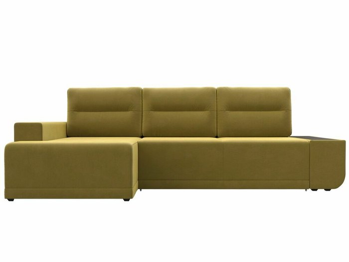 Угловой диван-кровать Чикаго желтого цвета левый угол - купить Угловые диваны по цене 53999.0