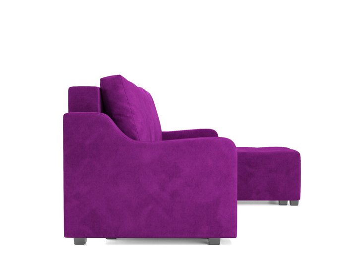 Угловой диван-кровать Берн фиолетового цвета - лучшие Угловые диваны в INMYROOM