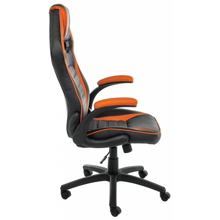 Компьютерное кресло Monza оранжево-черного цвета - лучшие Офисные кресла в INMYROOM