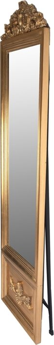 Зеркало напольное золотого цвета - купить Напольные зеркала по цене 25353.0