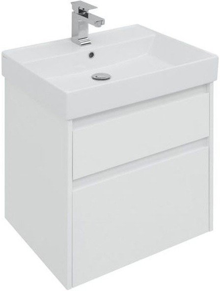 Комплект мебели для ванной комнаты Nova Lite белого цвета - лучшие Тумбы и колонки для ванной в INMYROOM