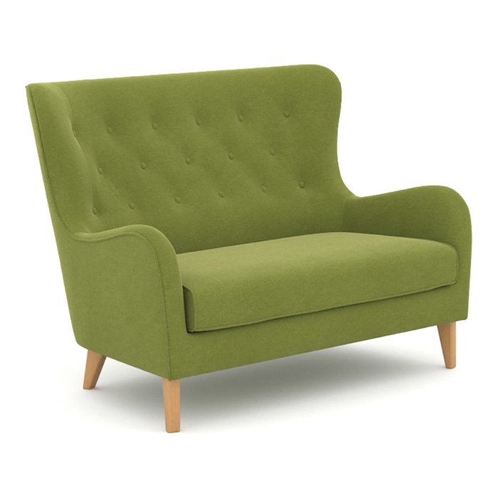 Диван двухместный Montreal зеленого цвета - купить Прямые диваны по цене 43400.0