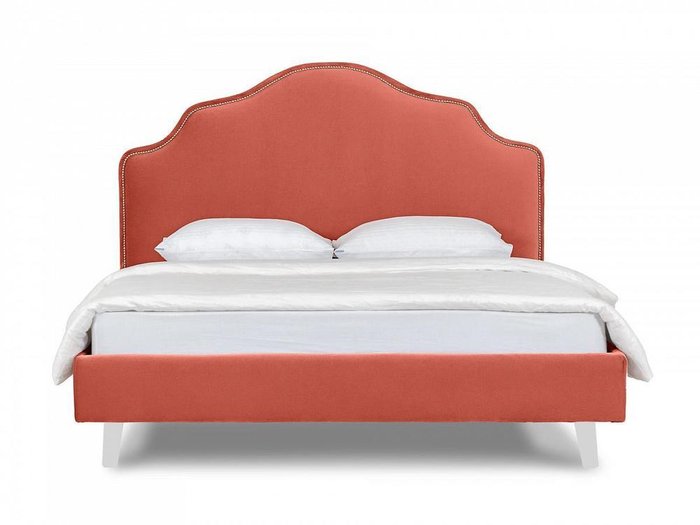 Кровать Queen Victoria L 160х200 кораллового цвета