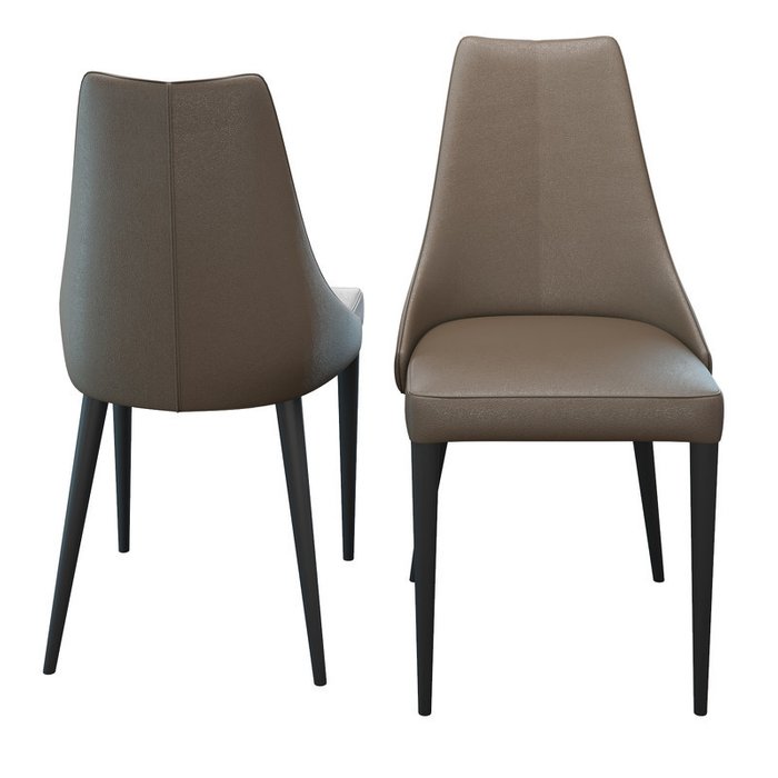 Стул Menorca бежево-коричневого цвета - купить Обеденные стулья по цене 39800.0