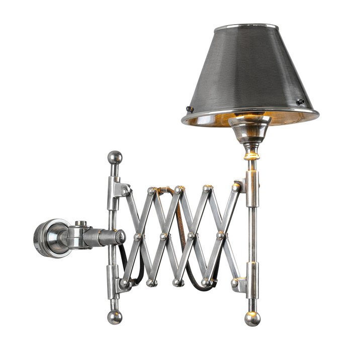 Настенная лампа серебряного цвета - купить Бра и настенные светильники по цене 23200.0