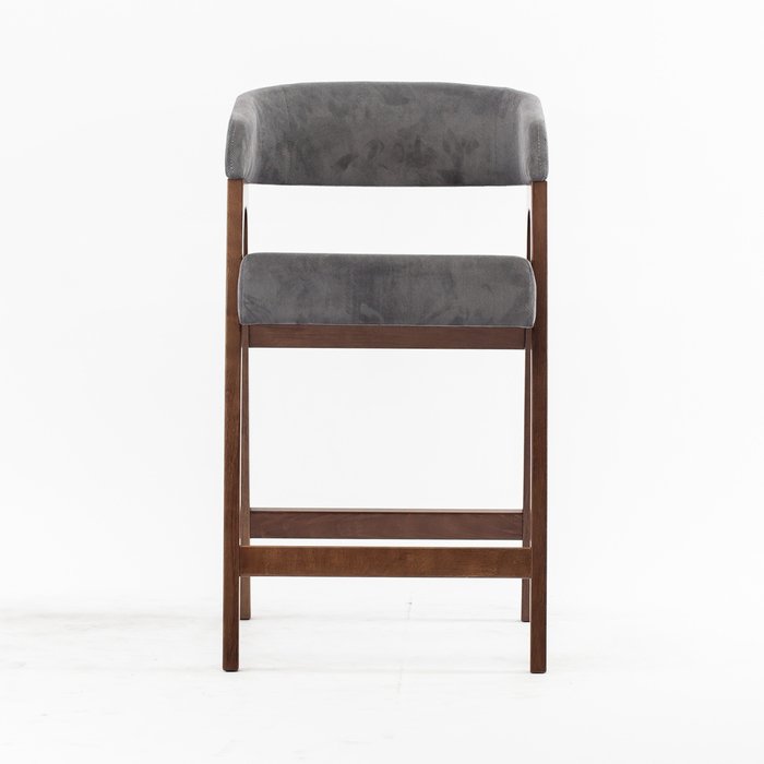 Барный стул Берн серо-коричневого цвета - купить Барные стулья по цене 27590