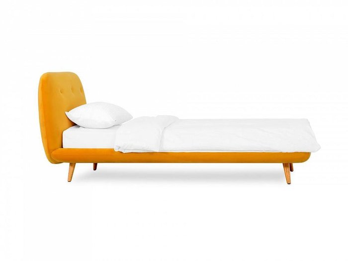 Кровать Loa 90х200 желтого цвета - купить Кровати для спальни по цене 50040.0