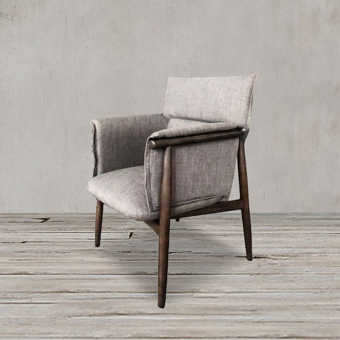 Кресло серого цвета - купить Интерьерные кресла по цене 50000.0