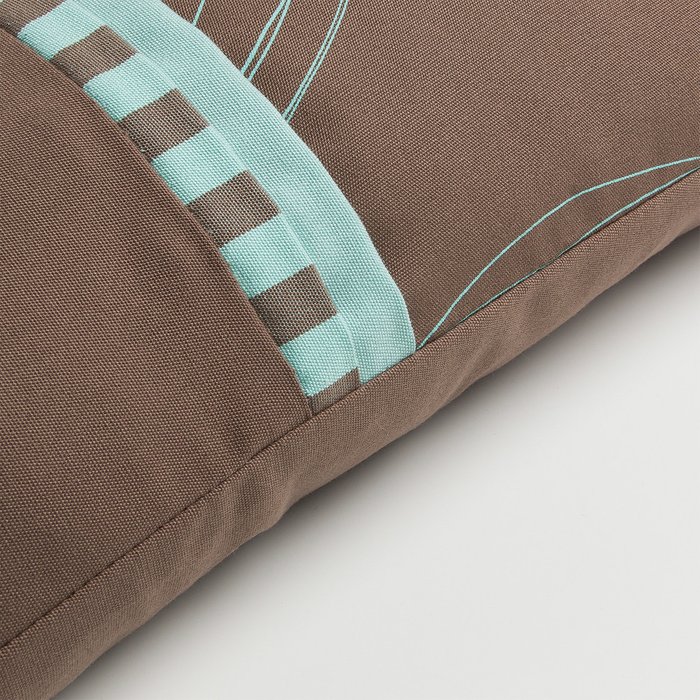 Чехол на подушку Agua  коричневого цвета 30х50  - купить Чехлы для подушек по цене 2590.0