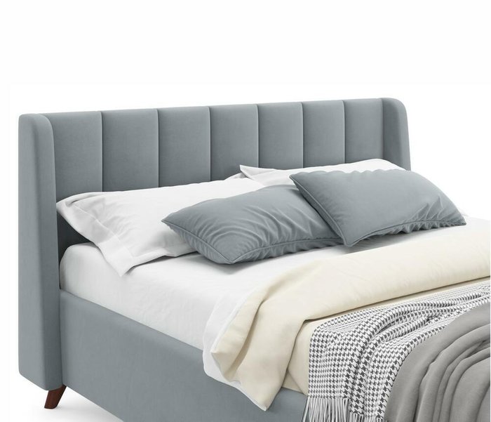 Кровать Betsi 160х200 с подъемным механизмом серого цвета - лучшие Кровати для спальни в INMYROOM