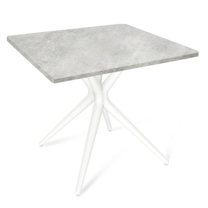 Обеденный стол Ogma серо-белого цвета