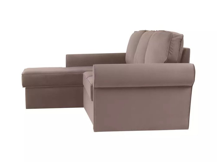 Угловой диван-кровать Murom бежево-коричневого цвета - лучшие Угловые диваны в INMYROOM