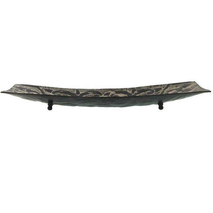 Блюдо Чёрный Металл 7 x 19 x 47 - купить Тарелки по цене 8149.0