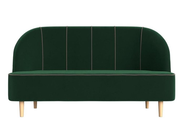 Диван Фелини зеленого цвета - купить Прямые диваны по цене 30999.0