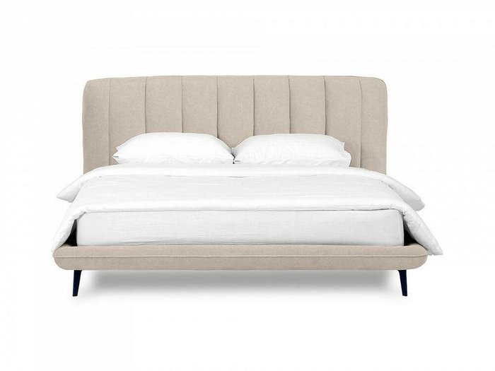 Кровать Amsterdam 160х200 бежевого цвета - купить Кровати для спальни по цене 64980.0