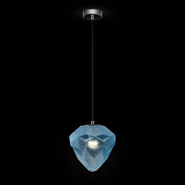 Подвесной светильник Globo с плафоном голубого цвета - лучшие Подвесные светильники в INMYROOM