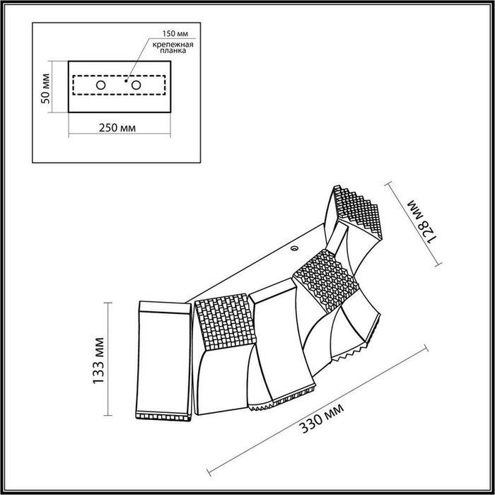 Бра Odeon Light ASTURO 4993/12WL - купить Бра и настенные светильники по цене 3460.0