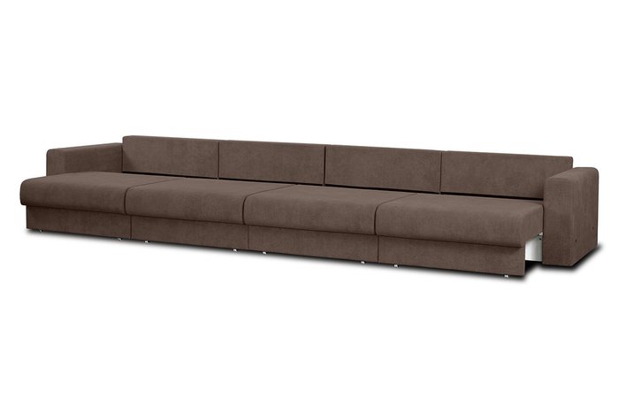 Диван-кровать Модена коричневого цвета - лучшие Прямые диваны в INMYROOM