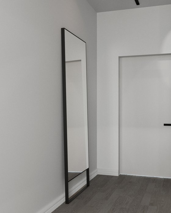 Зеркало напольное белого цвета - купить Напольные зеркала по цене 40950.0