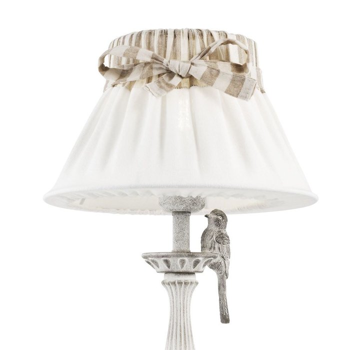 Настольная лампа Bird с льняным абажуром - купить Настольные лампы по цене 10890.0