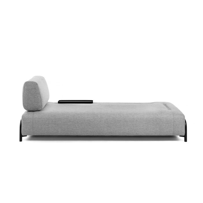 Диван трехместный Compo с подносом светло-серого цвета - лучшие Прямые диваны в INMYROOM