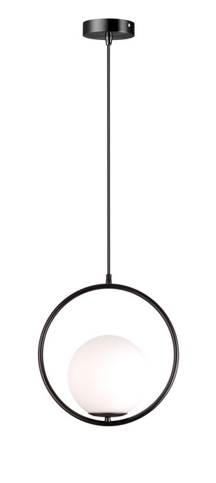 Подвесной светильник Barocco черно-белого цвета - купить Подвесные светильники по цене 6990.0