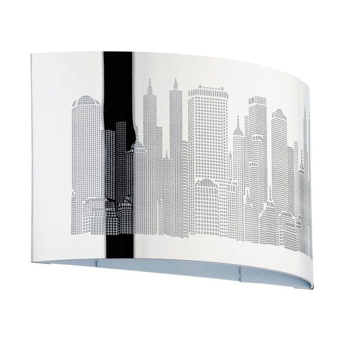 Настенный светильник New York с пластиковым плафоном