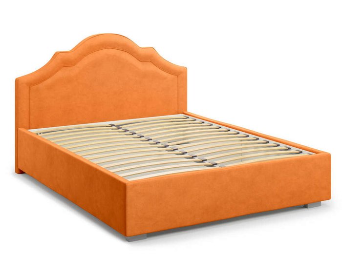 Кровать Madzore без подъемного механизма 180х200 оранжевого цвета - лучшие Кровати для спальни в INMYROOM