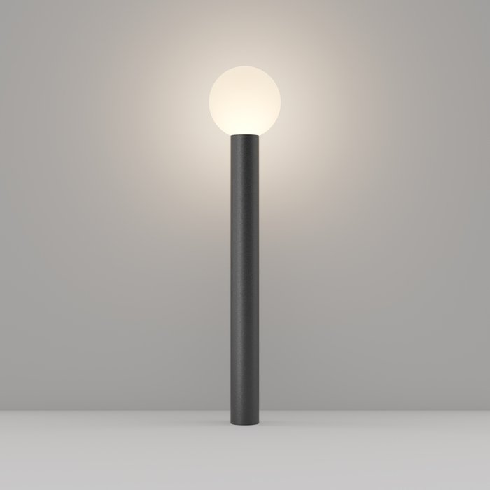 Ландшафтный светильник Bold бело-черного цвета - лучшие Наземные светильники в INMYROOM