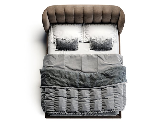 Кровать Tulip коричневого цвета 160х200 - лучшие Кровати для спальни в INMYROOM