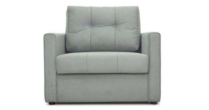 Кресло-кровать Лео серебристо-серого цвета - лучшие Интерьерные кресла в INMYROOM
