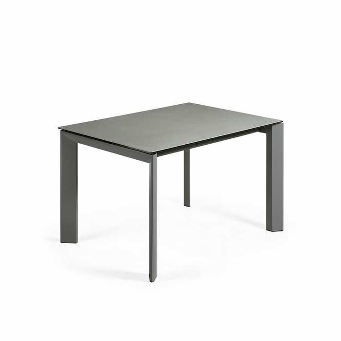 Раздвижной обеденный стол Atta S серого цвета - купить Обеденные столы по цене 208990.0