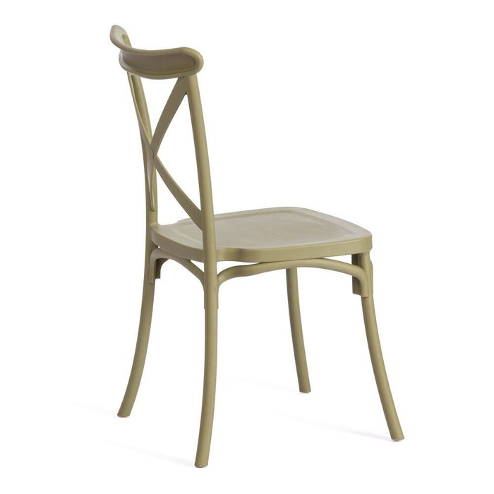 Стул Cross зеленого цвета - лучшие Обеденные стулья в INMYROOM