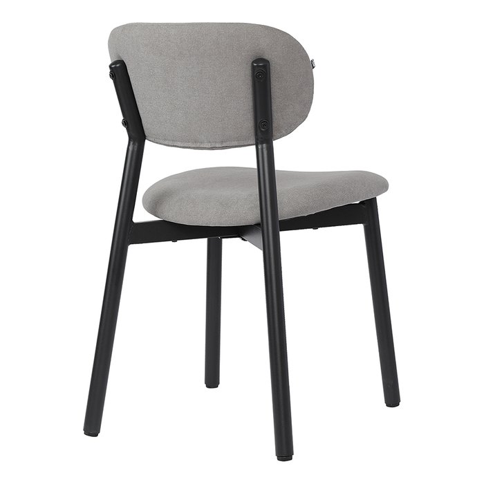 Обеденный стул Round серого цвета - лучшие Обеденные стулья в INMYROOM