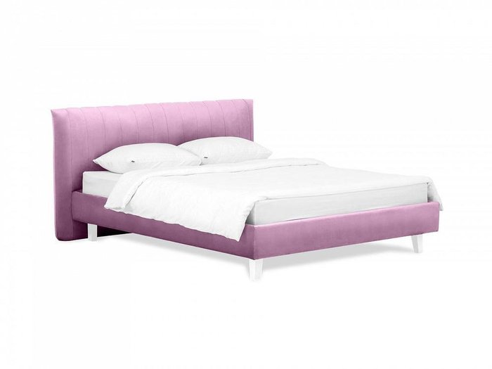 Кровать Queen Anastasia L 160х200 лилового цвета - купить Кровати для спальни по цене 46580.0