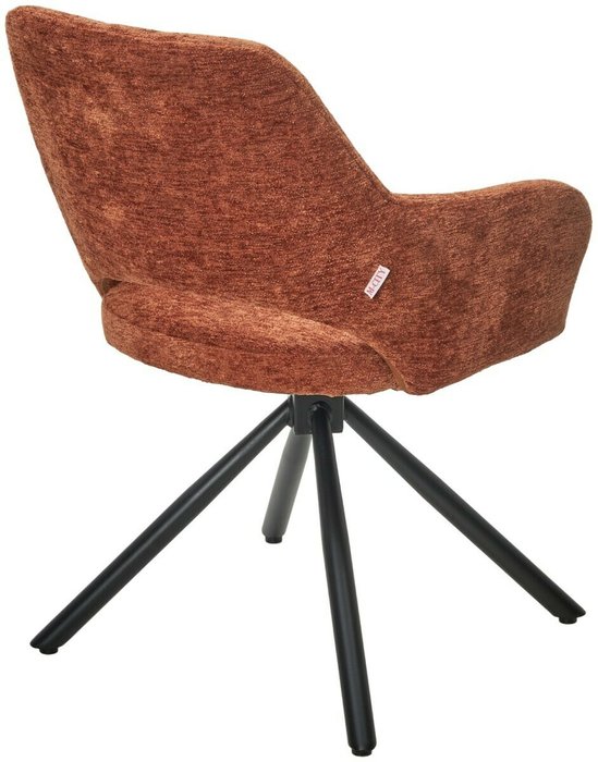 Стул Nuri поворотный терракотового цвета - лучшие Обеденные стулья в INMYROOM