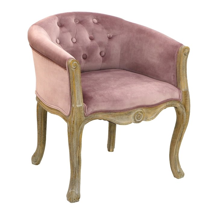 Стул с подлокотниками розового цвета - купить Обеденные стулья по цене 37450.0
