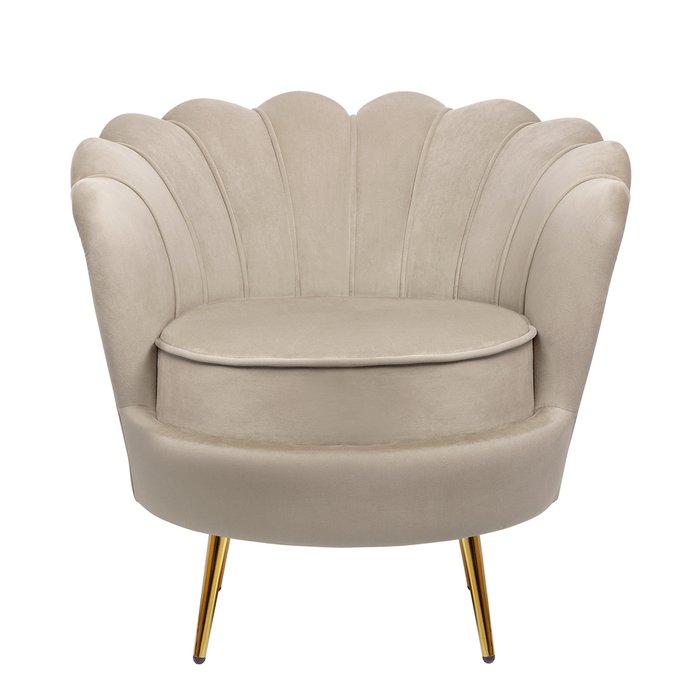 Кресло Pearl бежевого цвета - купить Интерьерные кресла по цене 33040.0