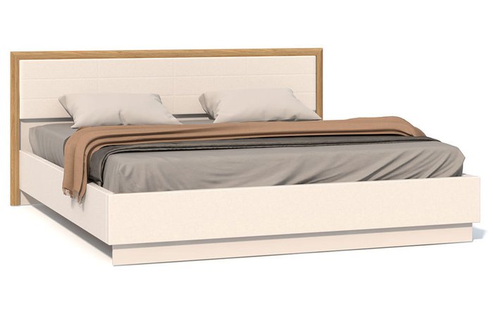 Кровать Анри 140х200 белого цвета