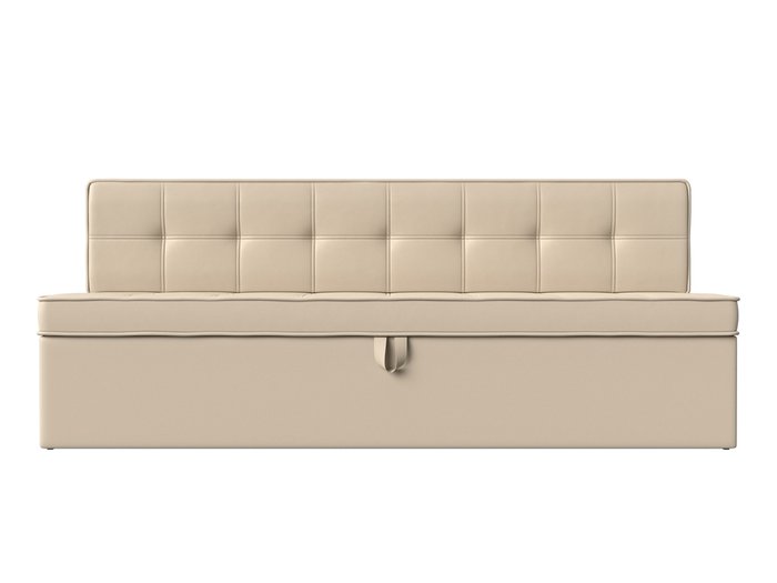 Диван-кровать Техас бежевого цвета (экокожа) - купить Прямые диваны по цене 31999.0