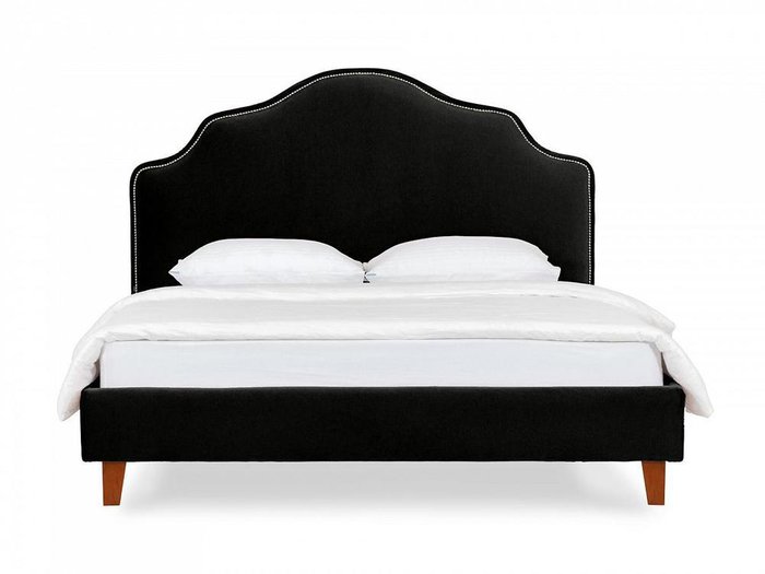 Кровать Queen Victoria L 160х200 черного цвета - купить Кровати для спальни по цене 63090.0