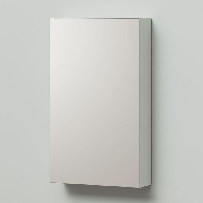 Зеркальный шкаф Александра 45 белого цвета - купить Полки по цене 3890.0