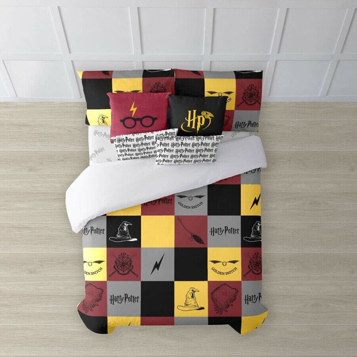Пододеяльник Harry Potter Hogwarts 140 x 200 cm 80 кровать Пододеяльник Harry Potter Hogwarts 140 x 200 cm 80 кровать