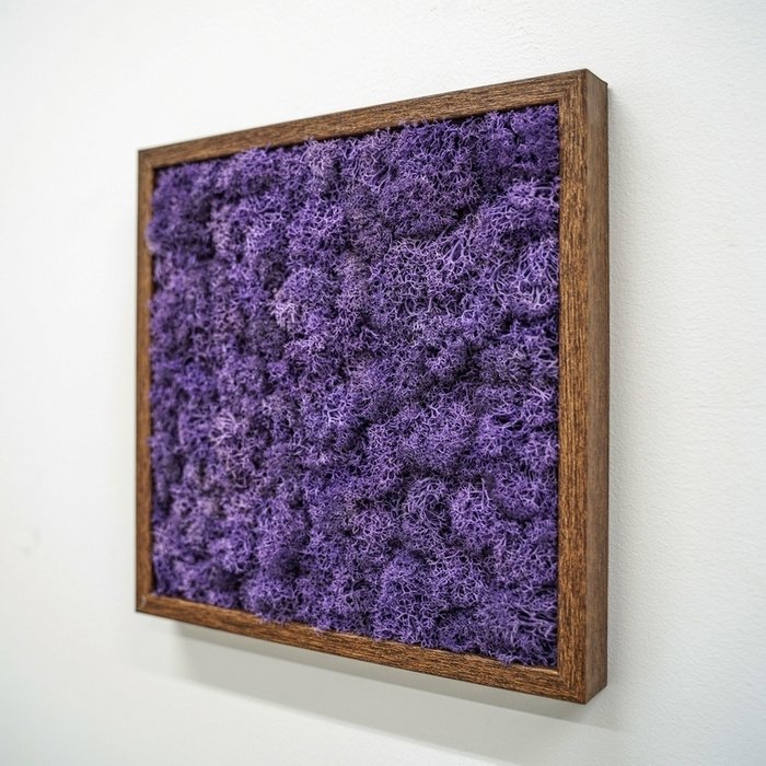 Панно с фиолетовым мхом - купить Декор стен по цене 6500.0