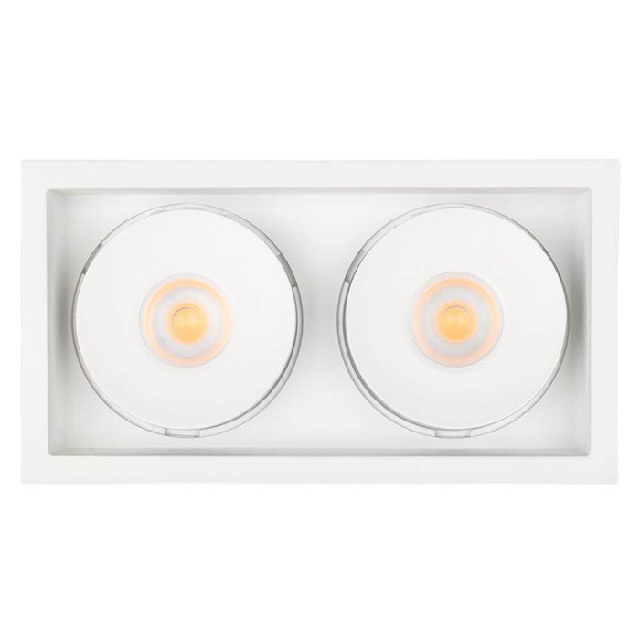Встраиваемый светильник CL-SIMPLE 026876 (металл, цвет белый) - купить Встраиваемые споты по цене 7118.0