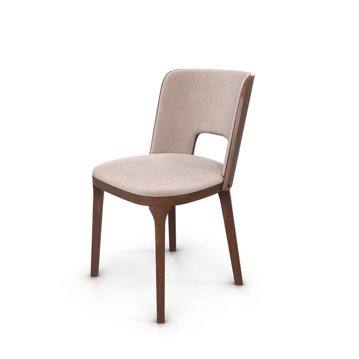 Стул LUCCA-F с мягкой вставкой в деревянной спинке - лучшие Обеденные стулья в INMYROOM