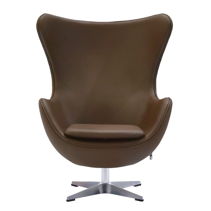 Кресло Egg Style Chair коричневого цвета - купить Интерьерные кресла по цене 115610.0