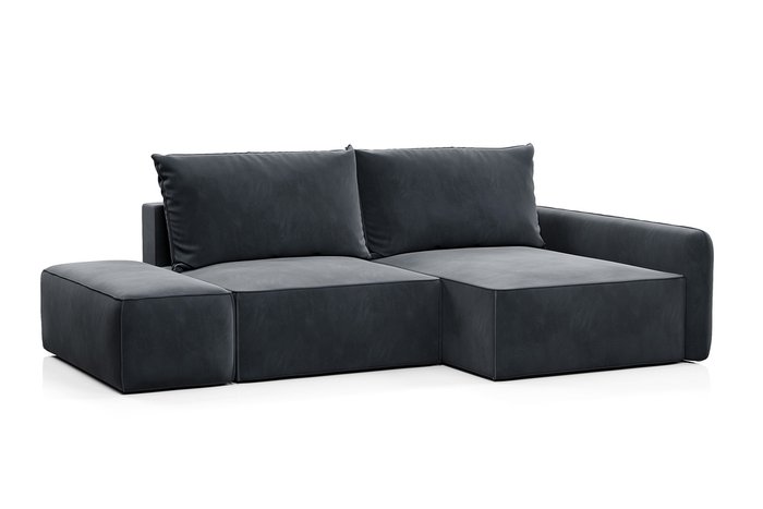 Угловой диван-кровать Портленд серого цвета - лучшие Угловые диваны в INMYROOM